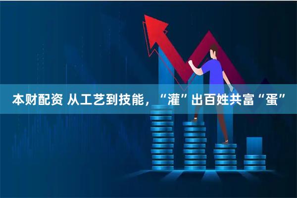 本财配资 从工艺到技能，“灌”出百姓共富“蛋”